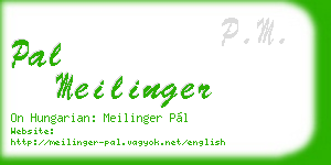 pal meilinger business card